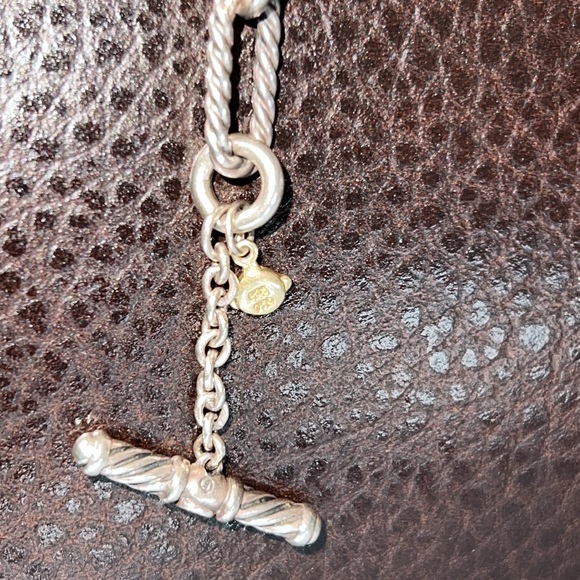 David Yurman 36” necklace 18K gold and 925 silver link - Picture 6 of 12